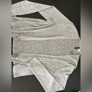 Light gray cardigan